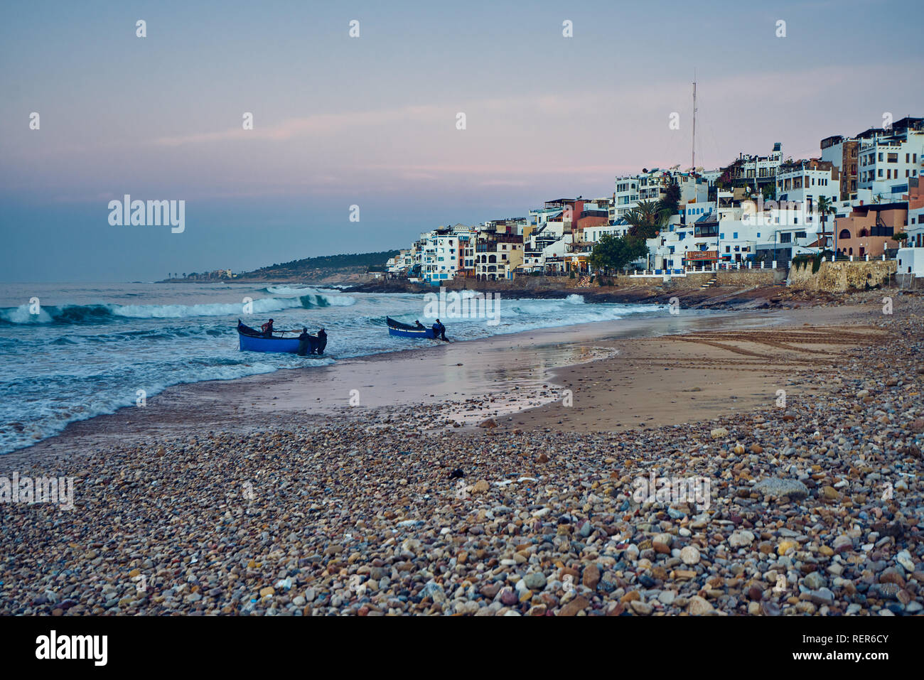 Going to fishing in Taghazout, Agadir, Morocco Stock Photo Alamy
