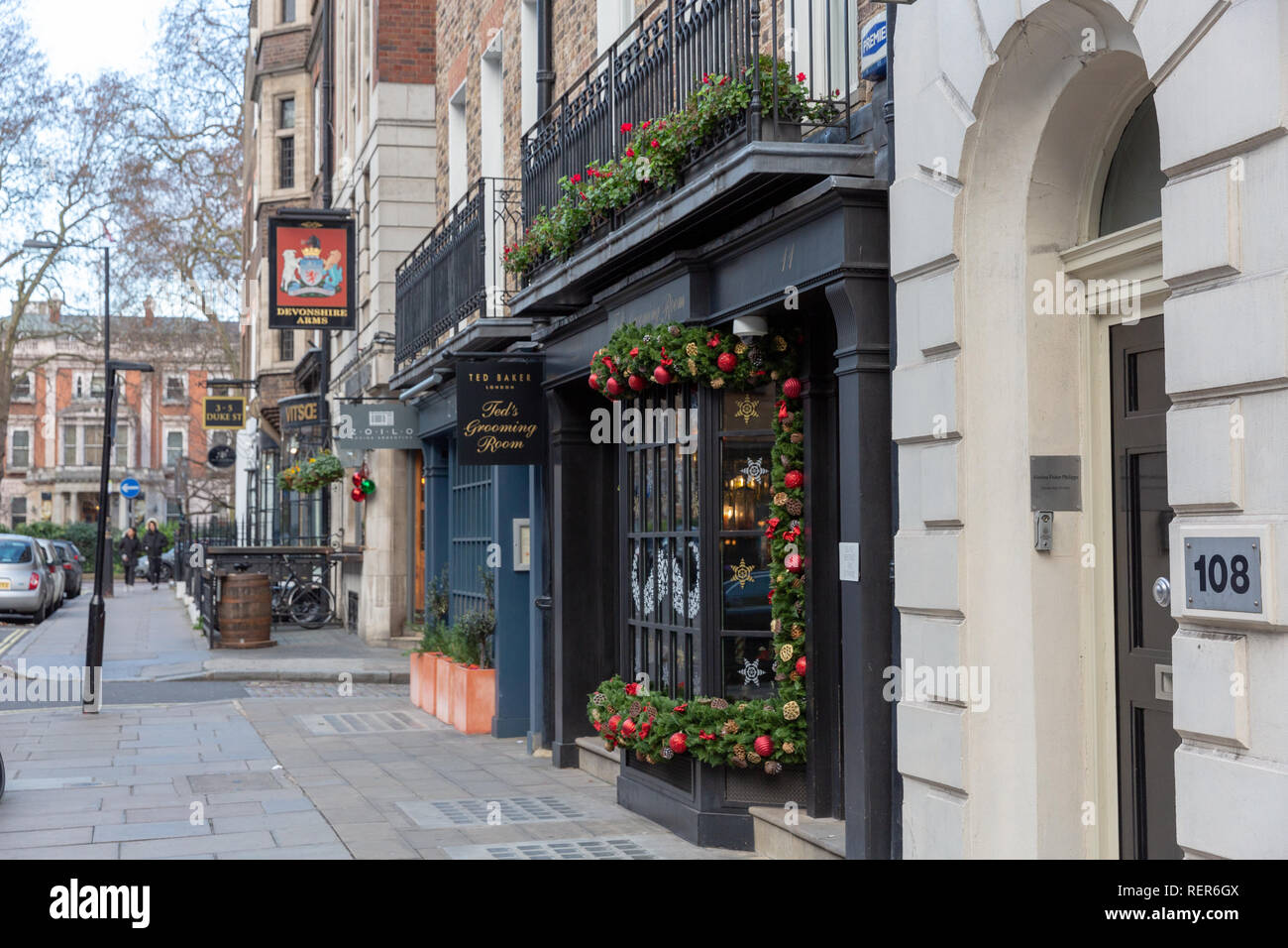 The Devonshire Arms Stock Photo