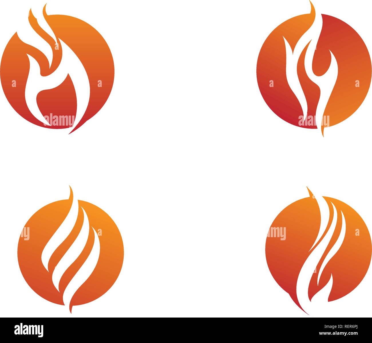 Fire vector icon Stock Vector Image & Art - Alamy