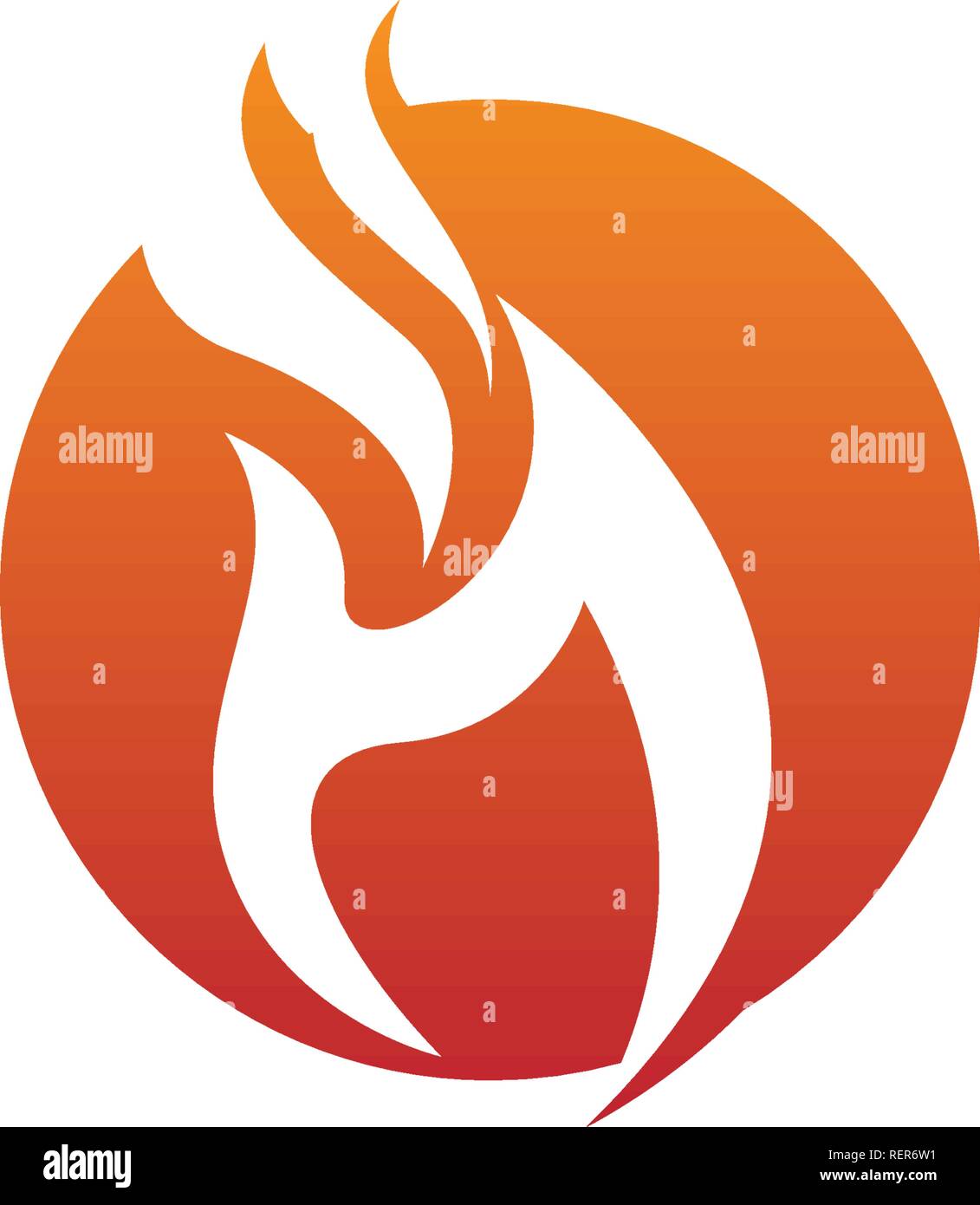 Fire vector icon Stock Vector Image & Art - Alamy
