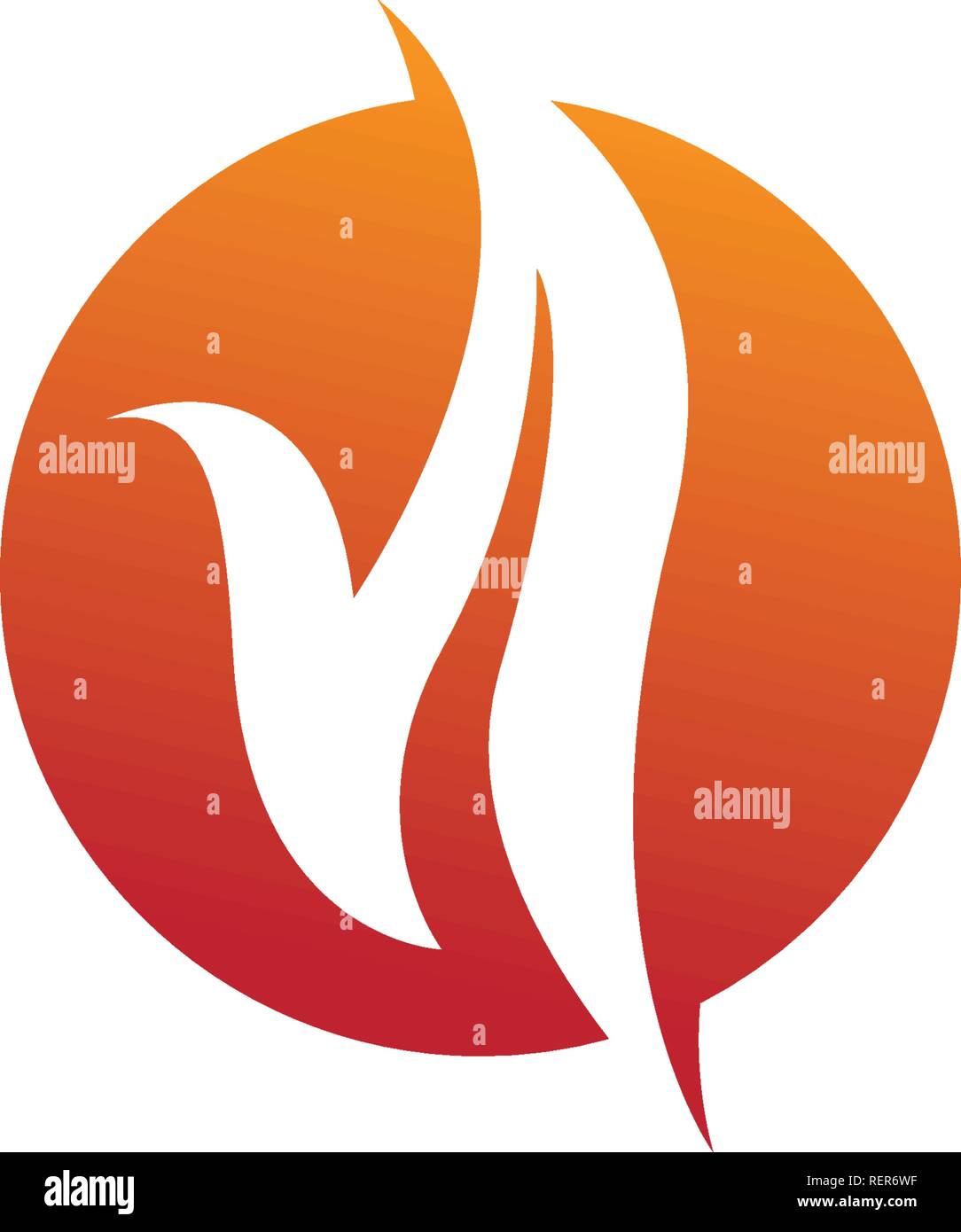 Fire vector icon Stock Vector Image & Art - Alamy