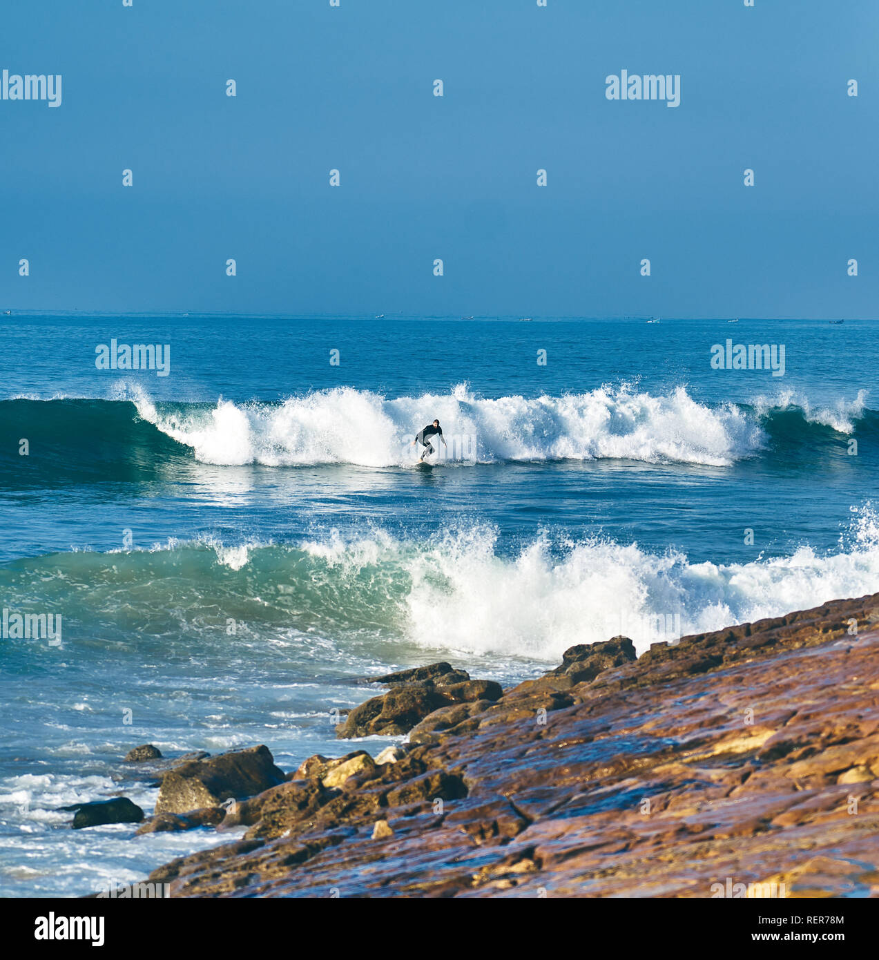 Surfing in Taghazout, Agadir, Morocco Stock Photo Alamy