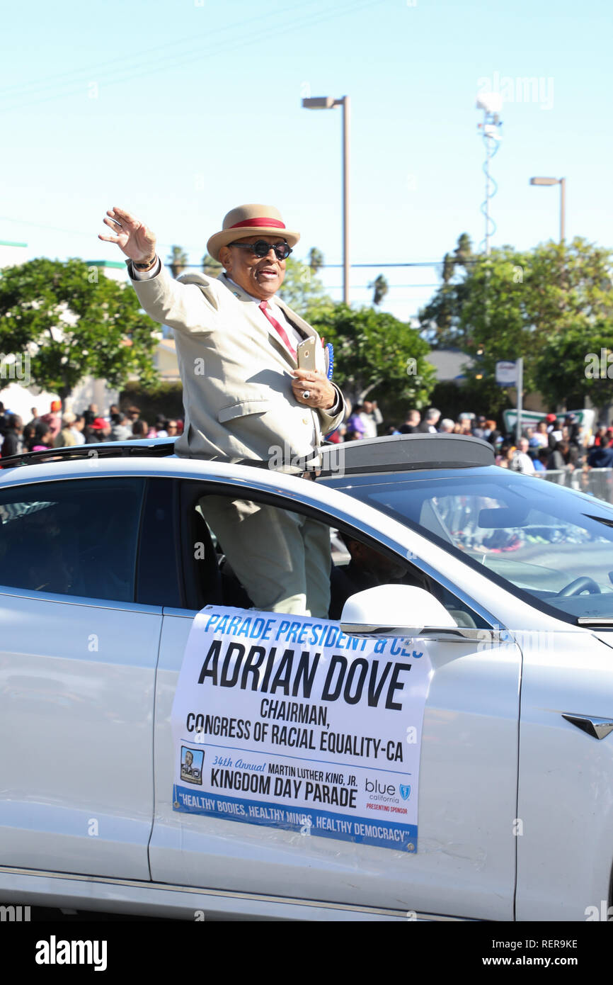 Los Angeles California Usa 21th January 2019 Newscasters Alysha Del Valle And Toni Guinyard At The Martin Luther King Jr 34th Annual Kingdom Day Parade In Los Angeles California On January 21