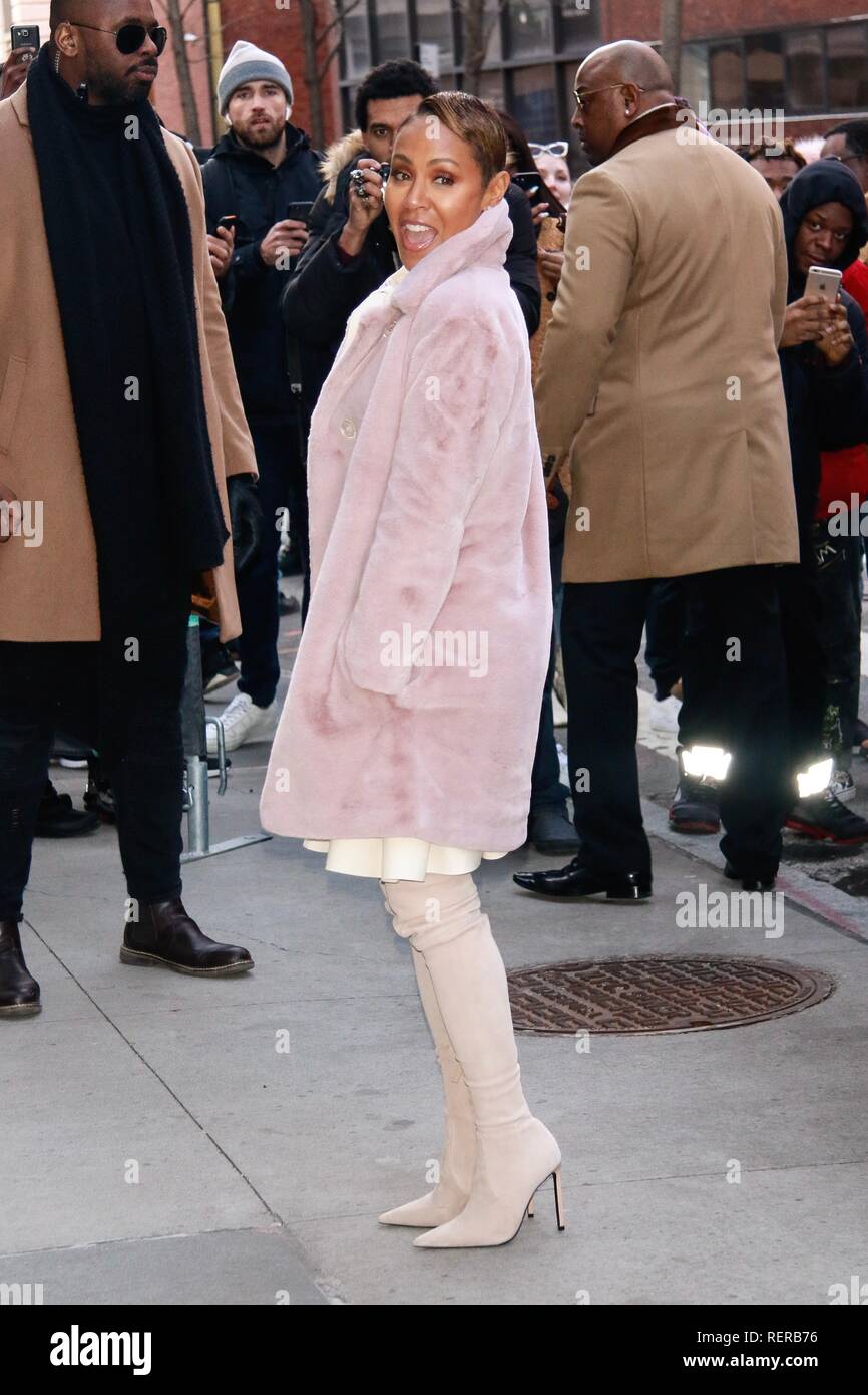 New York, NY, USA. 22nd Jan, 2019. Jada Pinkett Smith at BUILD SERIES ...