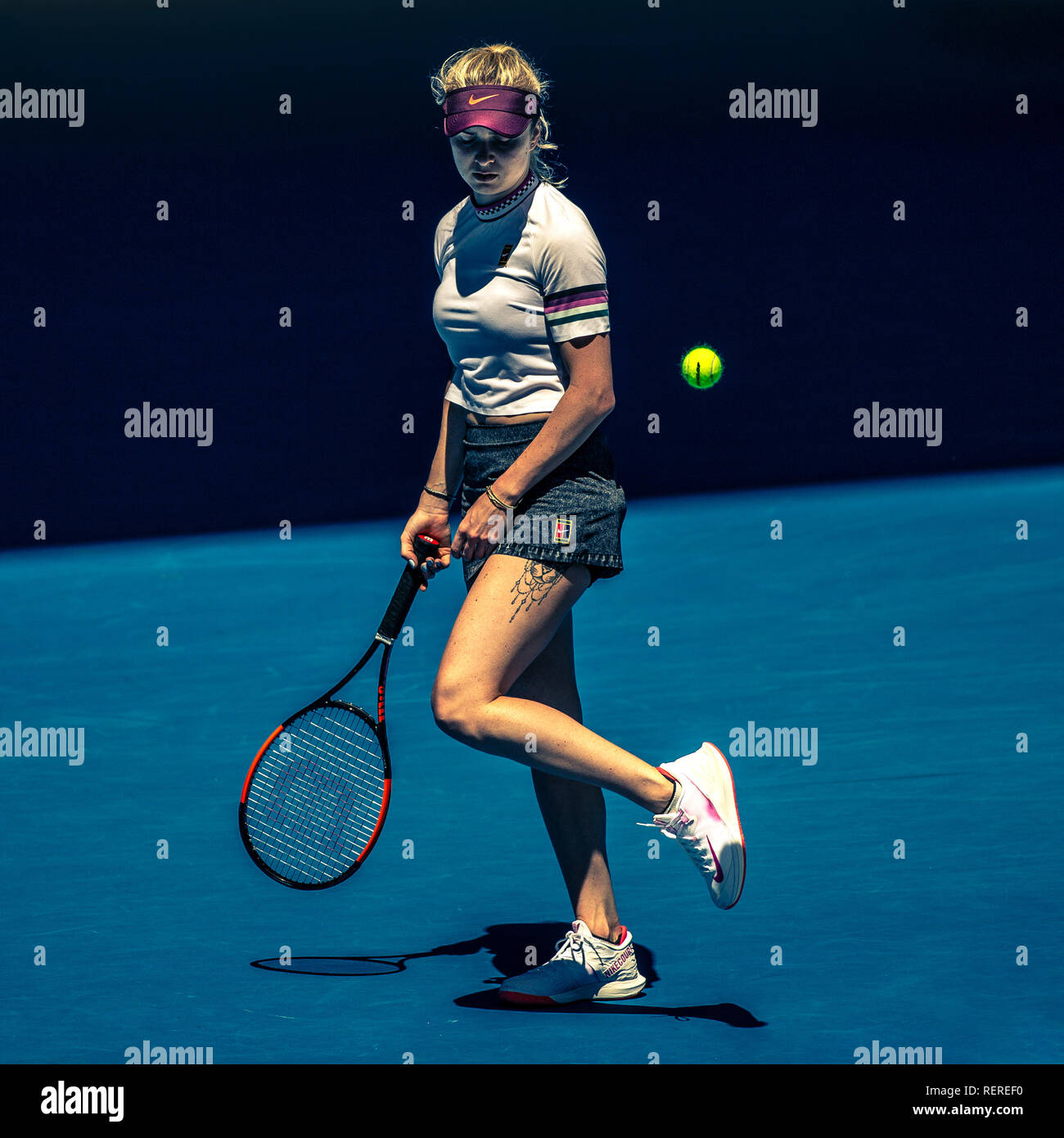 Melbourne, Australia. 23rd Jan, 2019. Elina Svitolina from Ukraine lost her  QF match at the 2019 Australian Open Grand Slam tennis tournament in  Melbourne, Australia. Frank Molter/Alamy Live news Stock Photo - Alamy