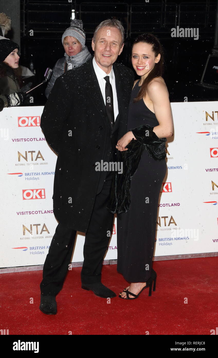 London, UK. 22nd Jan, 2019. Anthony Head and Daisy Head are seen on the