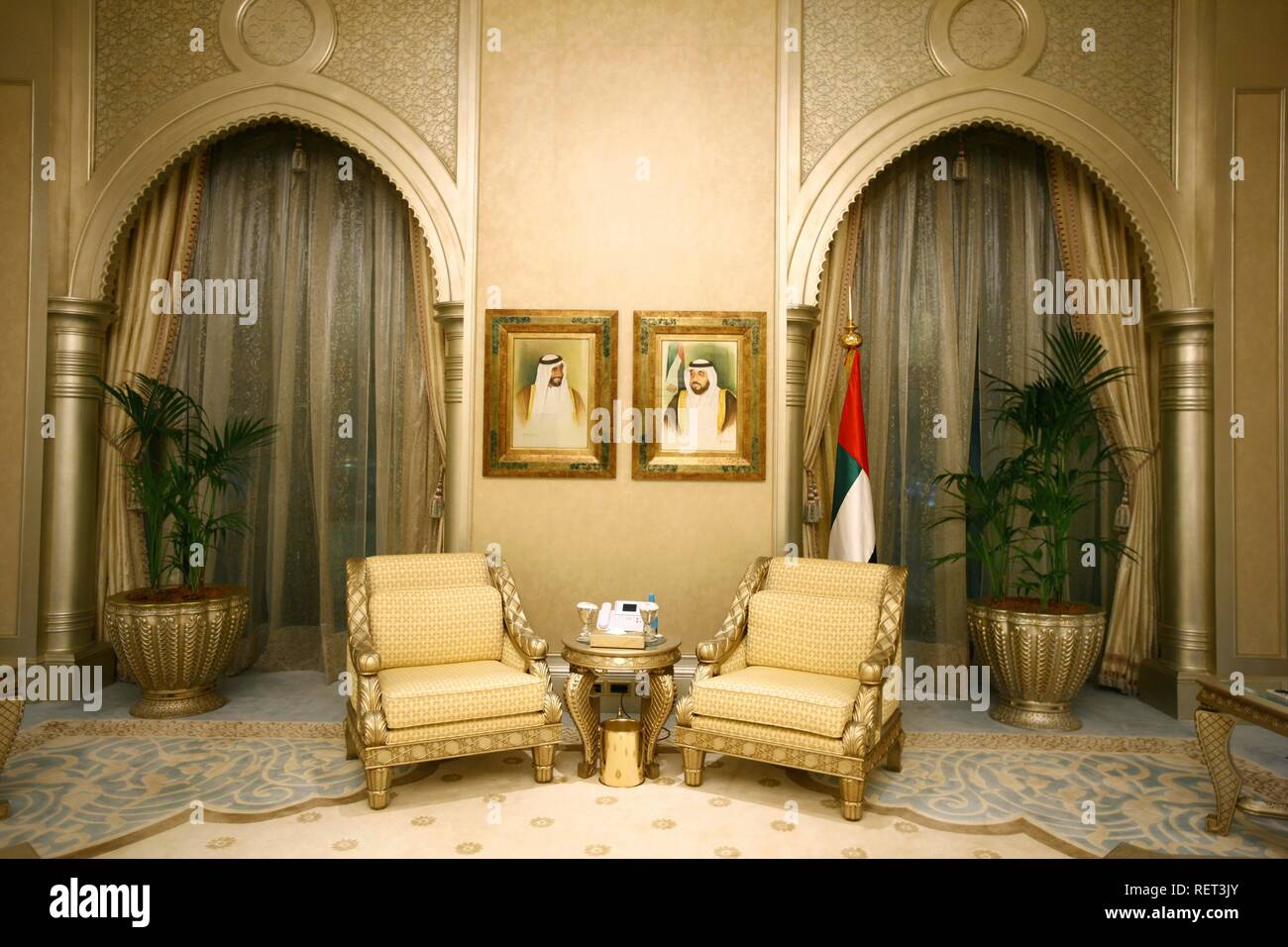 Ruler of abu dhabi hi-res stock photography and images - Alamy