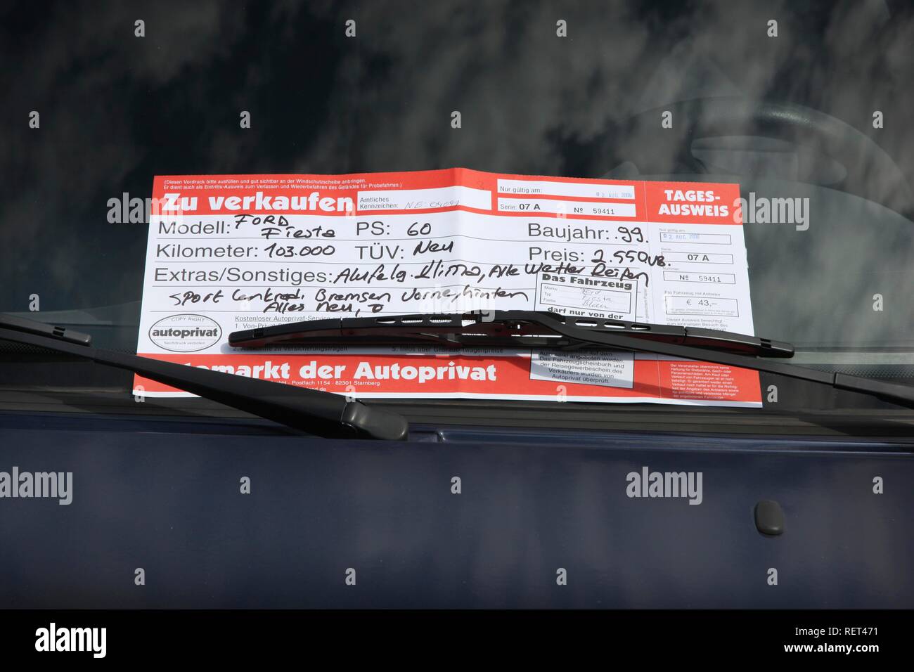 Writing on car windscreen hi-res stock photography and images - Alamy