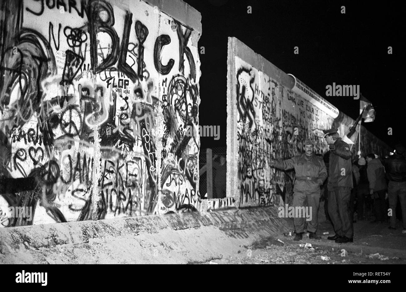 Fall of the Berlin Wall, Berlin Stock Photo Alamy