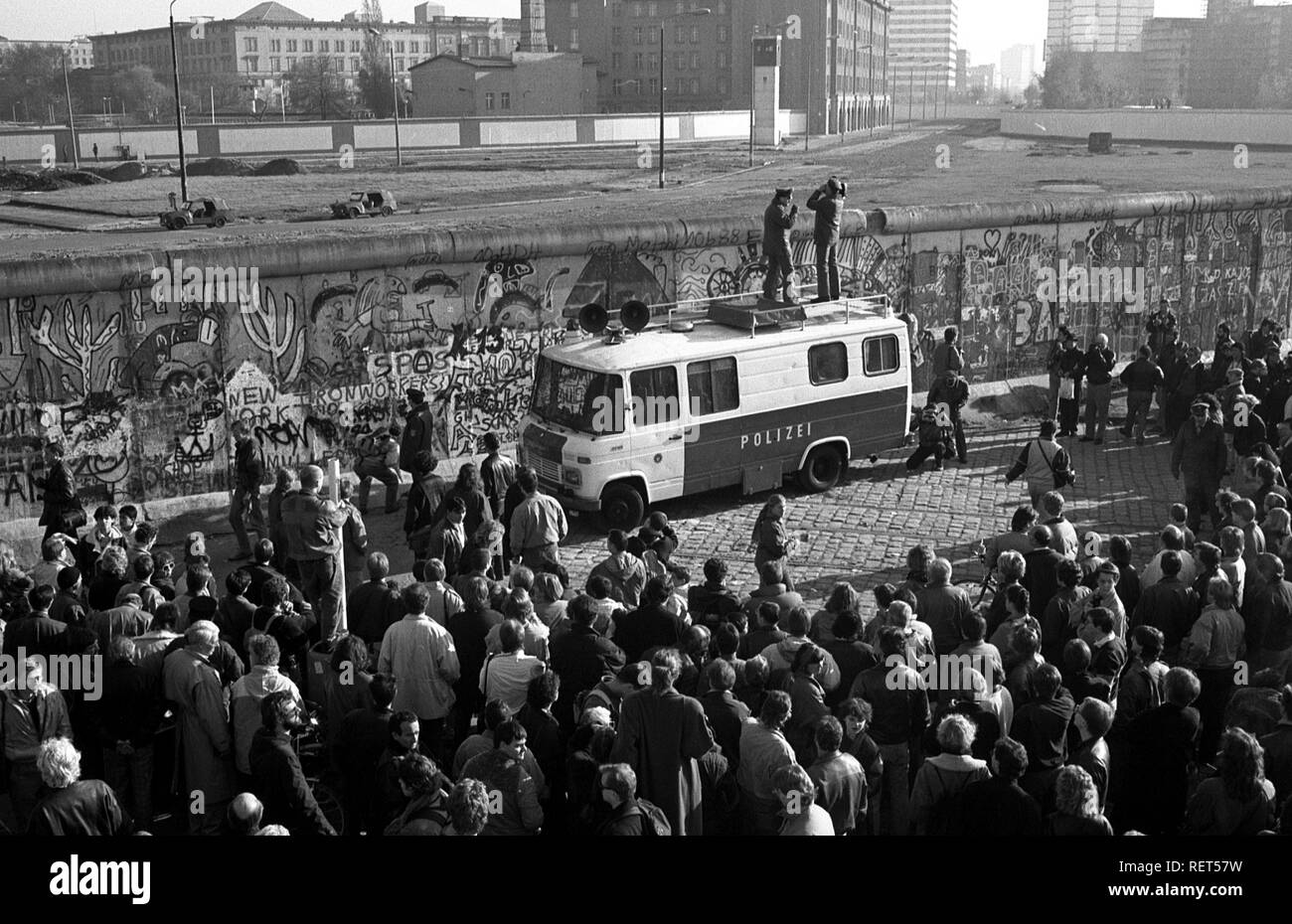 Fall of the Berlin Wall, Berlin Stock Photo