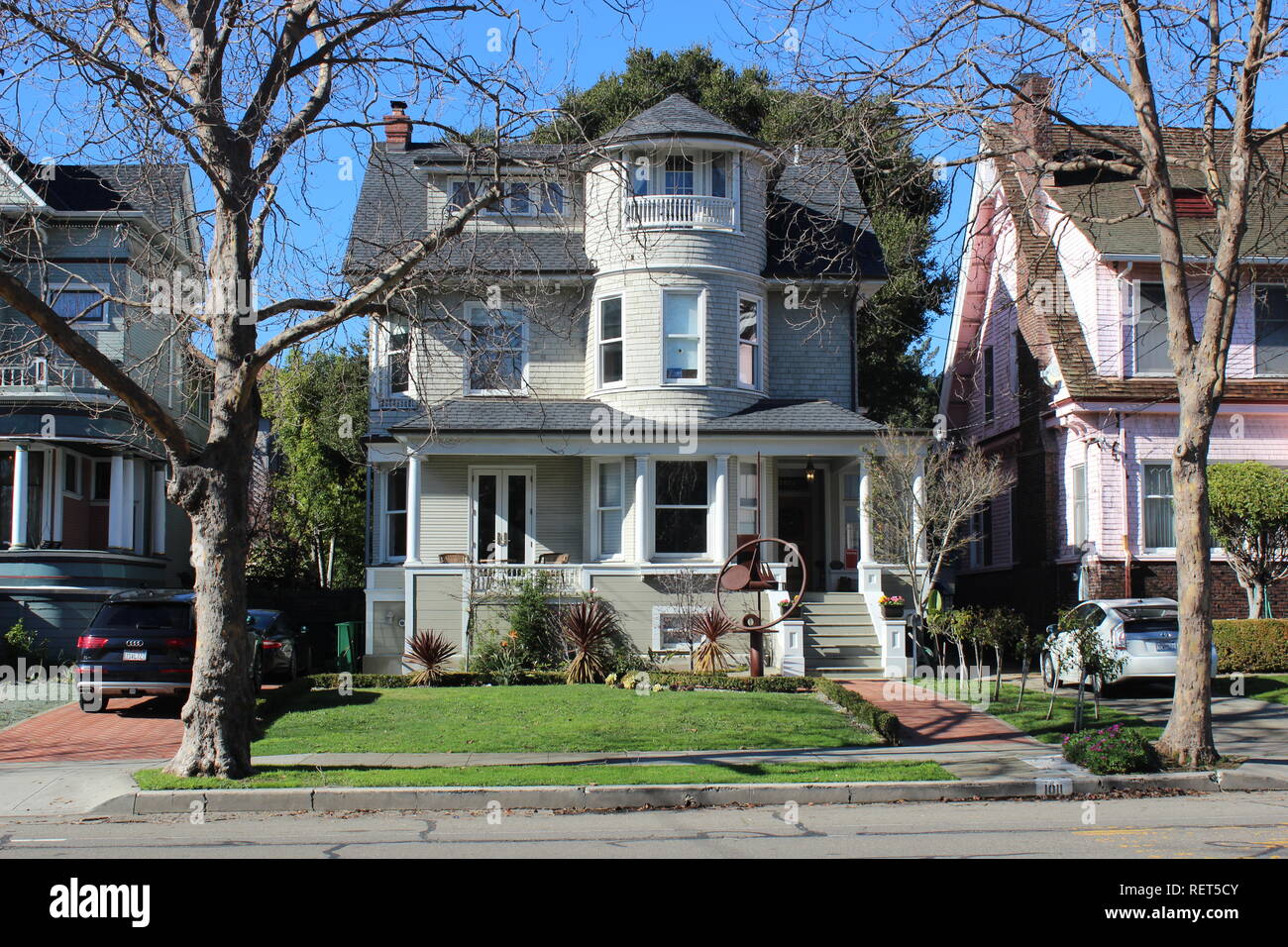 Queen Anne House, built ca. 1895, Alameda, California Stock Photo Alamy