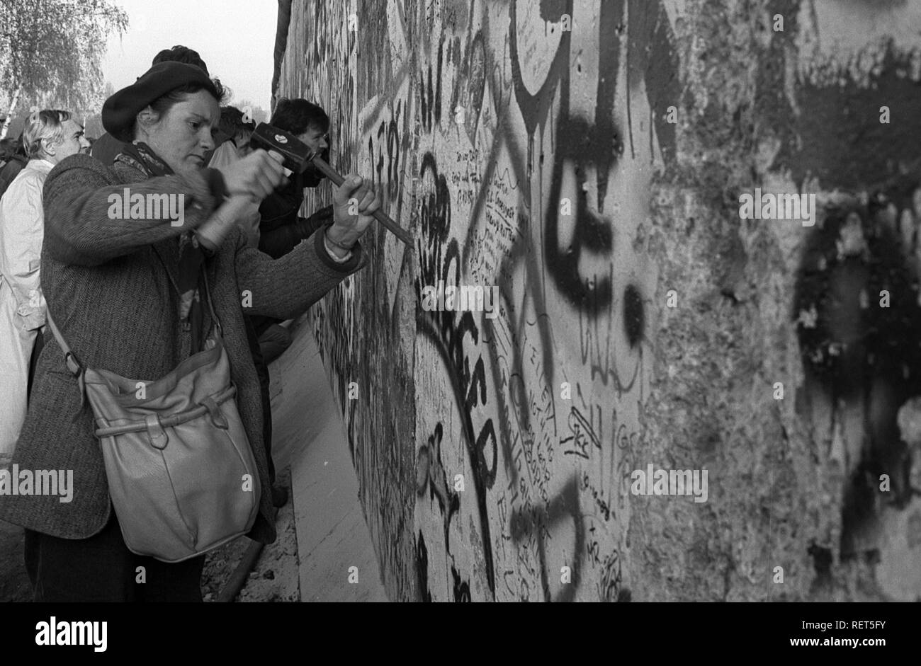 Fall of the Berlin Wall, Berlin Stock Photo Alamy