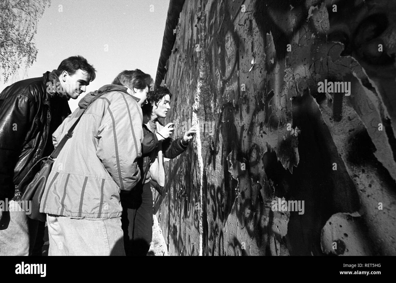 Fall Of The Berlin Wall Berlin Stock Photo Alamy