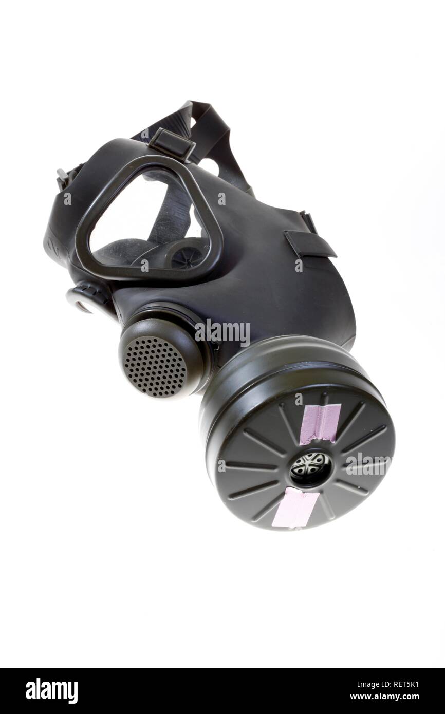Gas mask of the Deutsche Bundeswehr, German armed forces Stock Photo