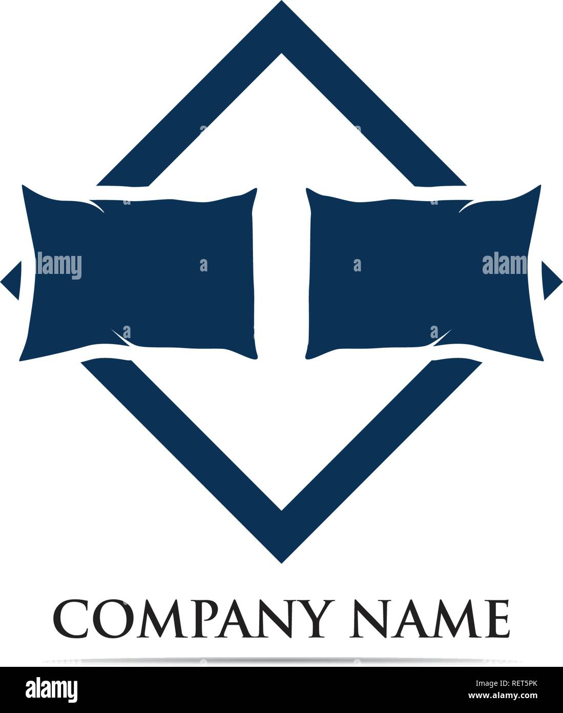 Bed logo vector template Stock Vector Image & Art - Alamy