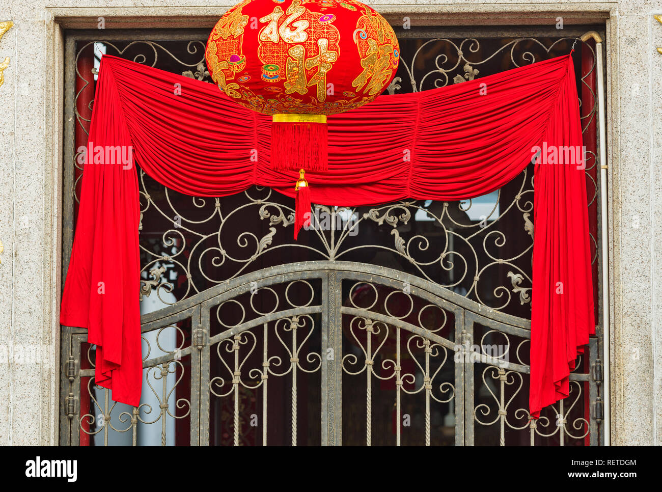 Door Decorated Chinese New Year Stock Photos Door Decorated