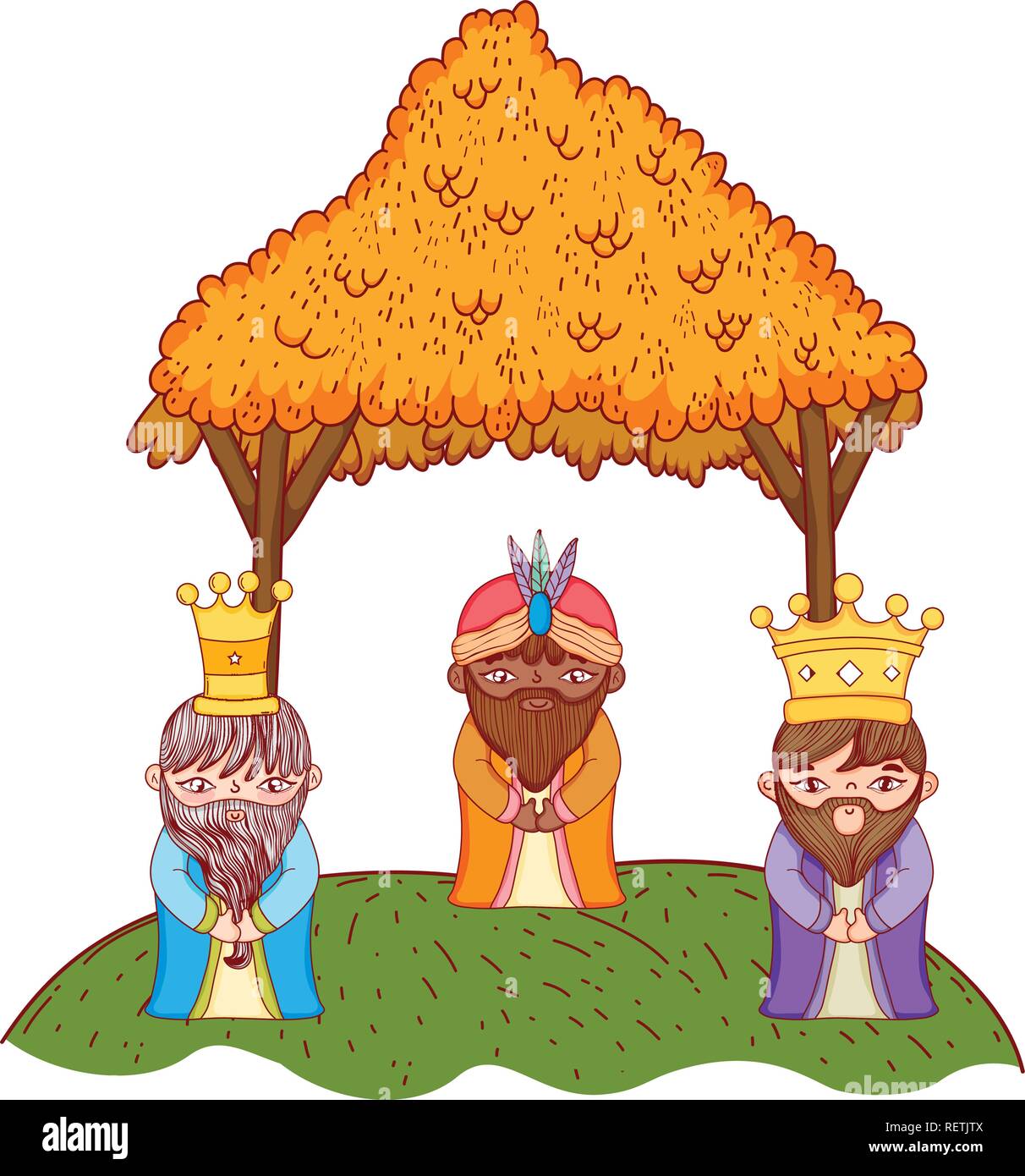 magi biblical characters Stock Vector Image & Art - Alamy