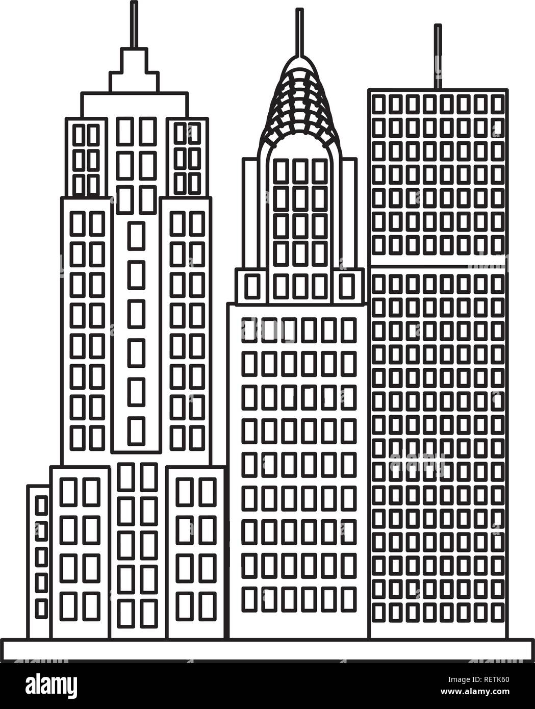 city buildings skyscraper Stock Vector Image & Art - Alamy