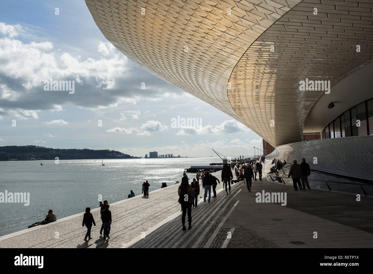 MAAT, Museum of Art Architecture and Technology, Lisbon, Portugal Stock Photo