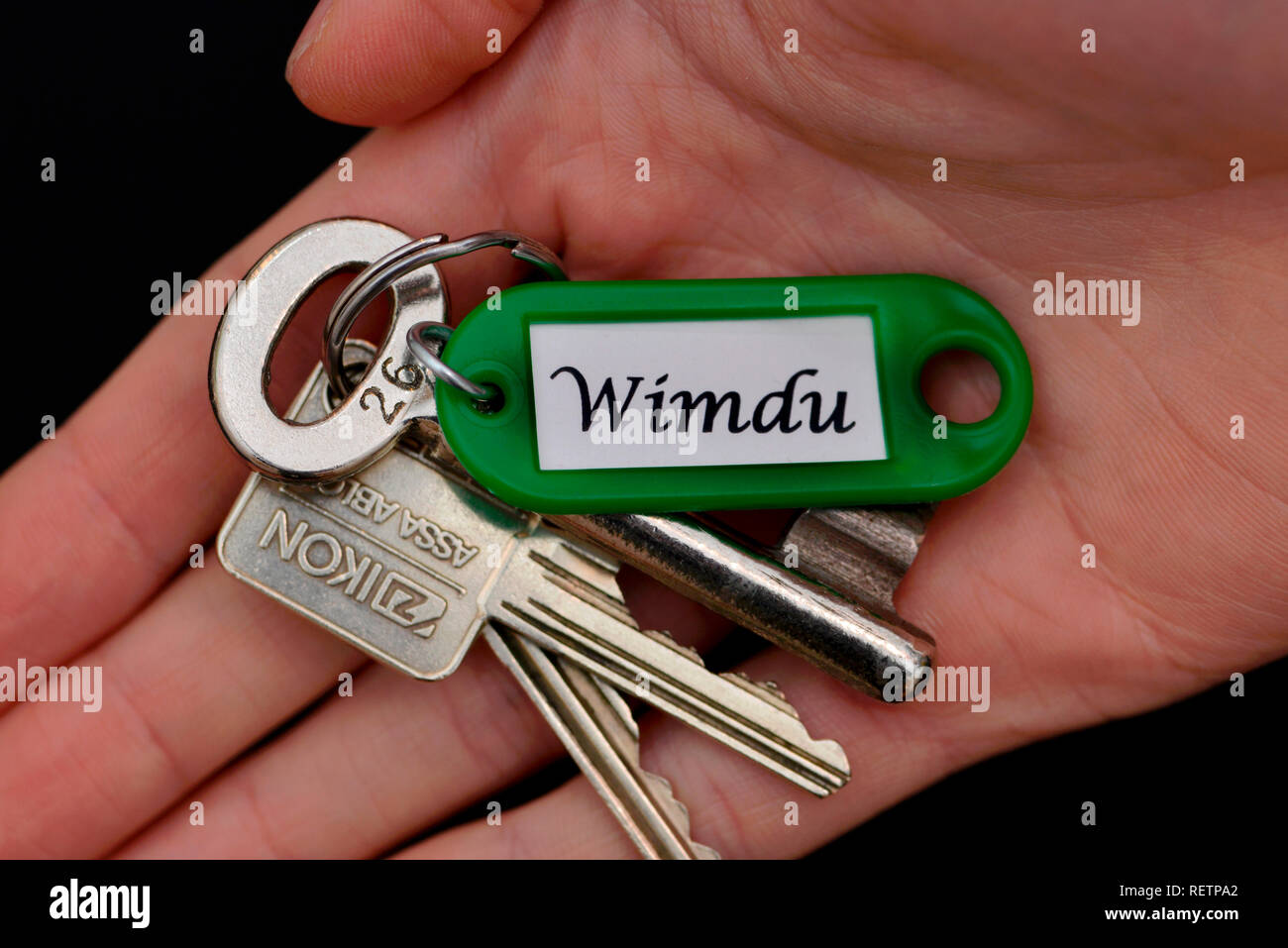 keys for holiday apartment, Wimdu Stock Photo
