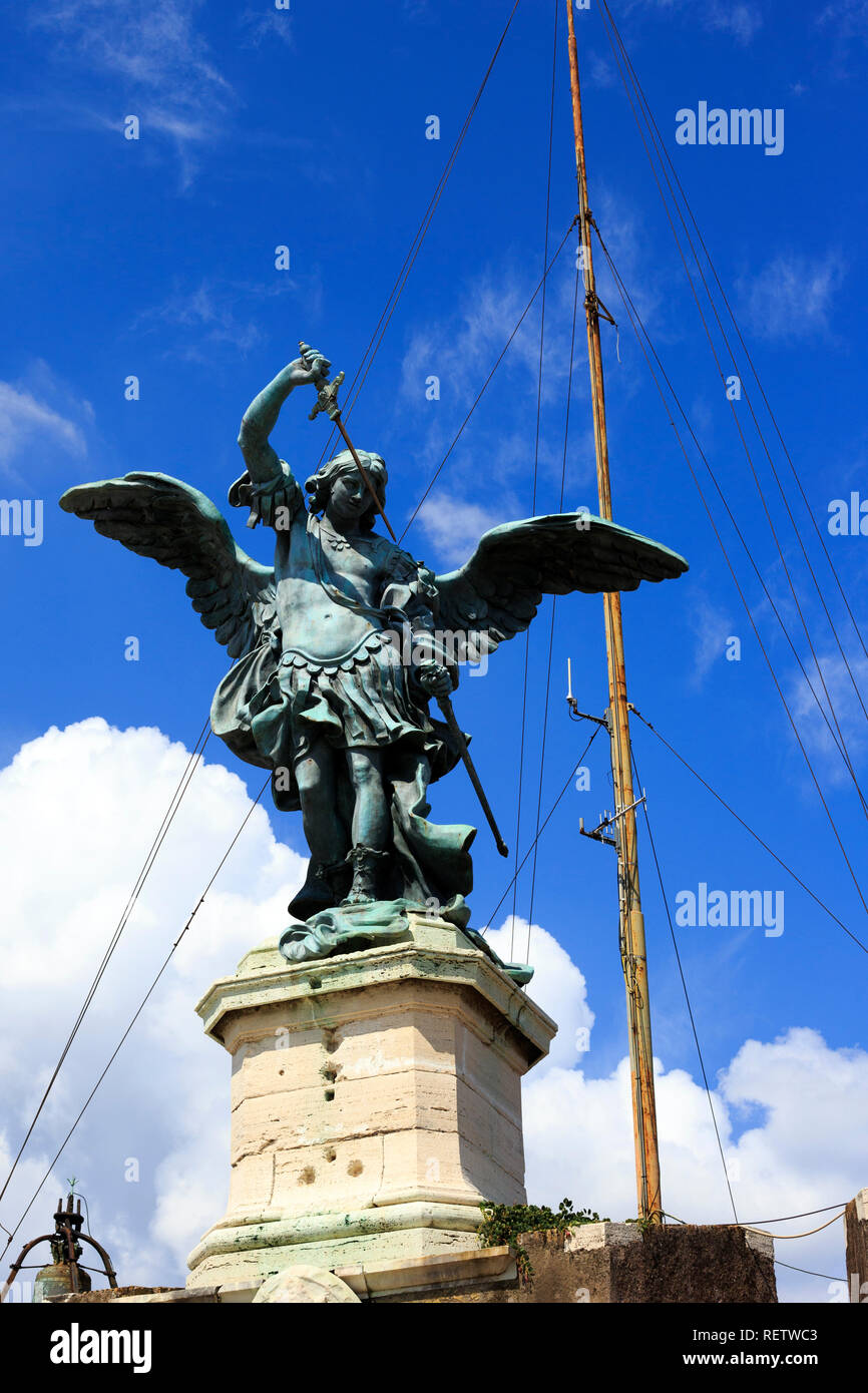St. Michael's Rome Statue by michael angelo hi-res stock photography and images - Alamy