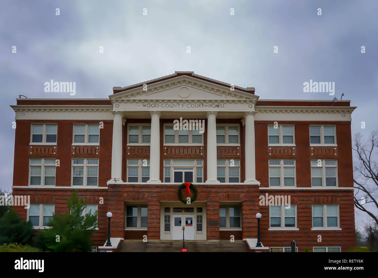 1925 Wood county courthouse in Quitman, Texas. This courthouse in