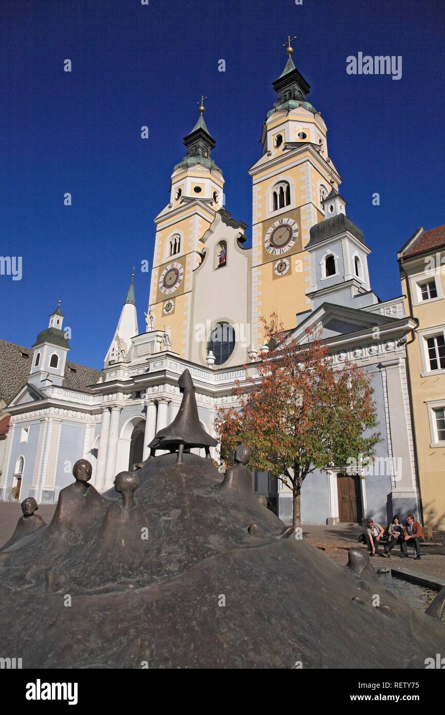 Brixen Cathedral, Brixen, South Tyrol, Italy, Europe Stock Photo