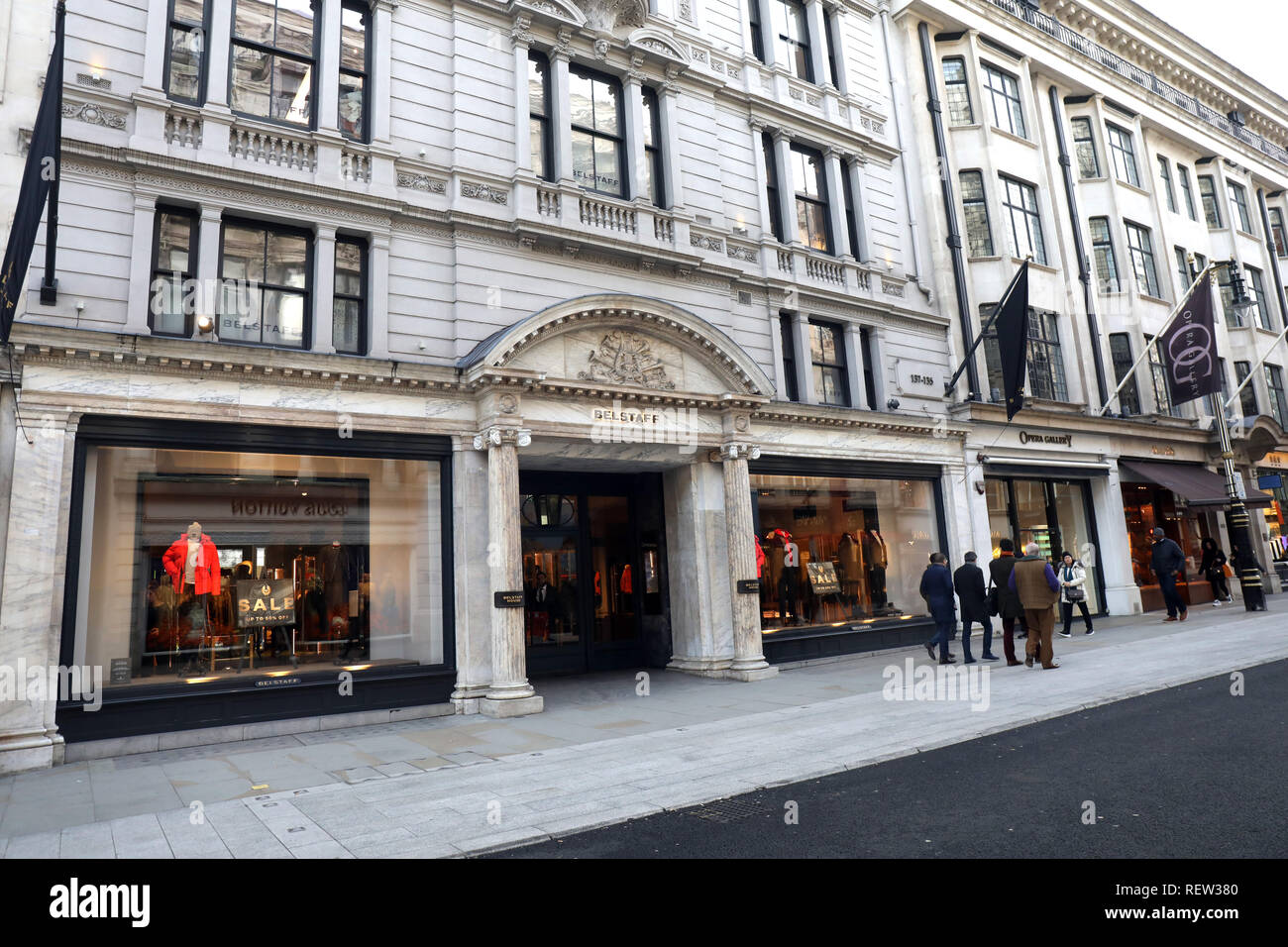 Belstaff bond street hi-res stock photography and images - Alamy