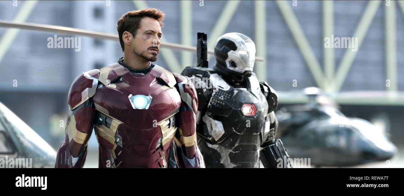 Robert Downey Jr Don Cheadle Film Captain America Civil