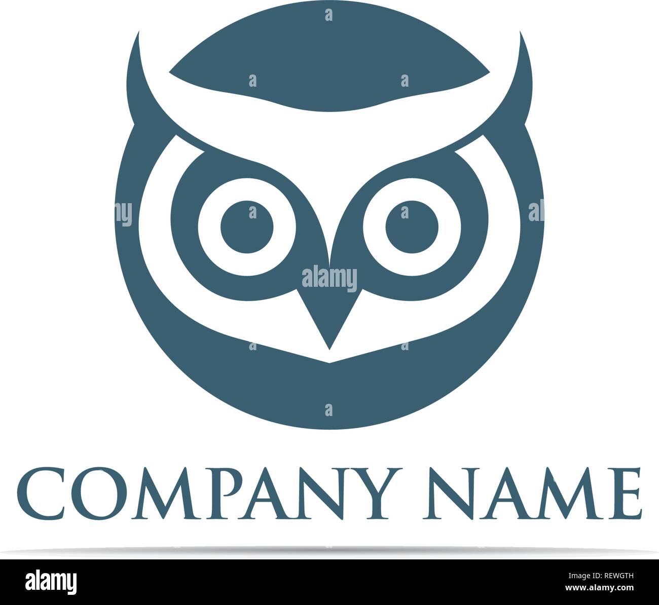 Owl logo bird vector Stock Vector Image & Art - Alamy