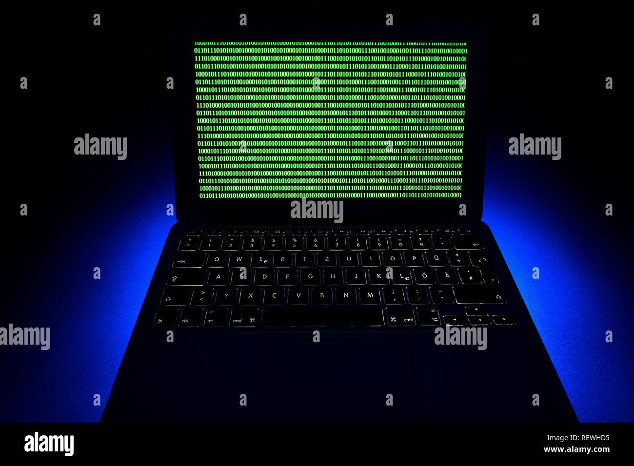 Laptop, symbolic image, cybercrime, computer crime, computer hacker, data  security, Germany Stock Photo - Alamy