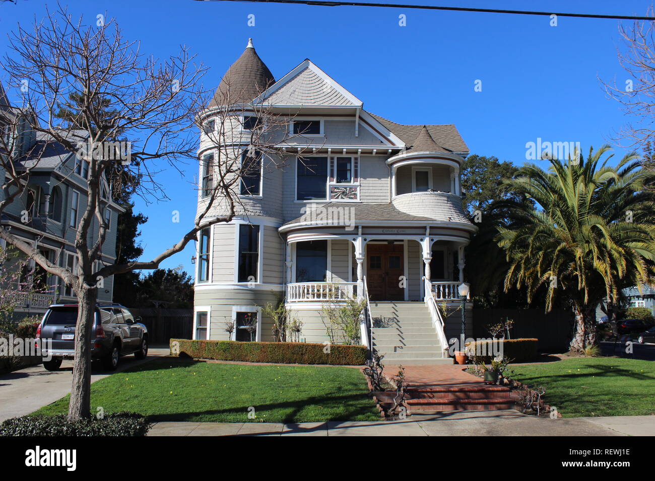 Queen Anne House, built 1891, Alameda, California Stock Photo