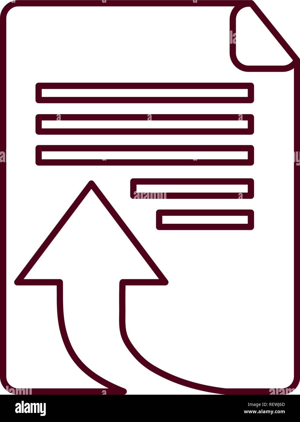 file sheet isolated icon Stock Vector Image & Art - Alamy