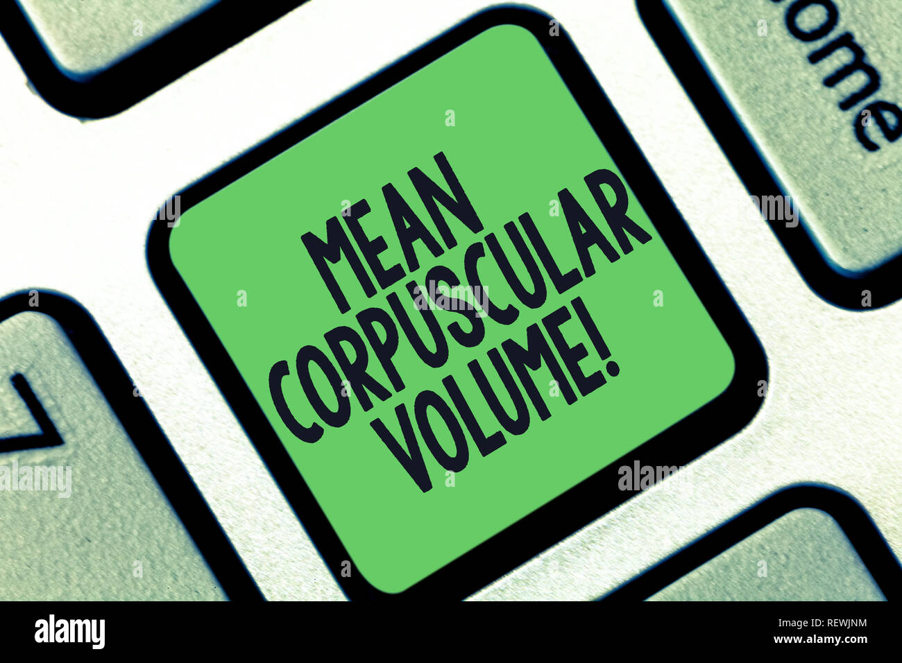 Conceptual hand writing showing Mean Corpuscular Volume. Business photo