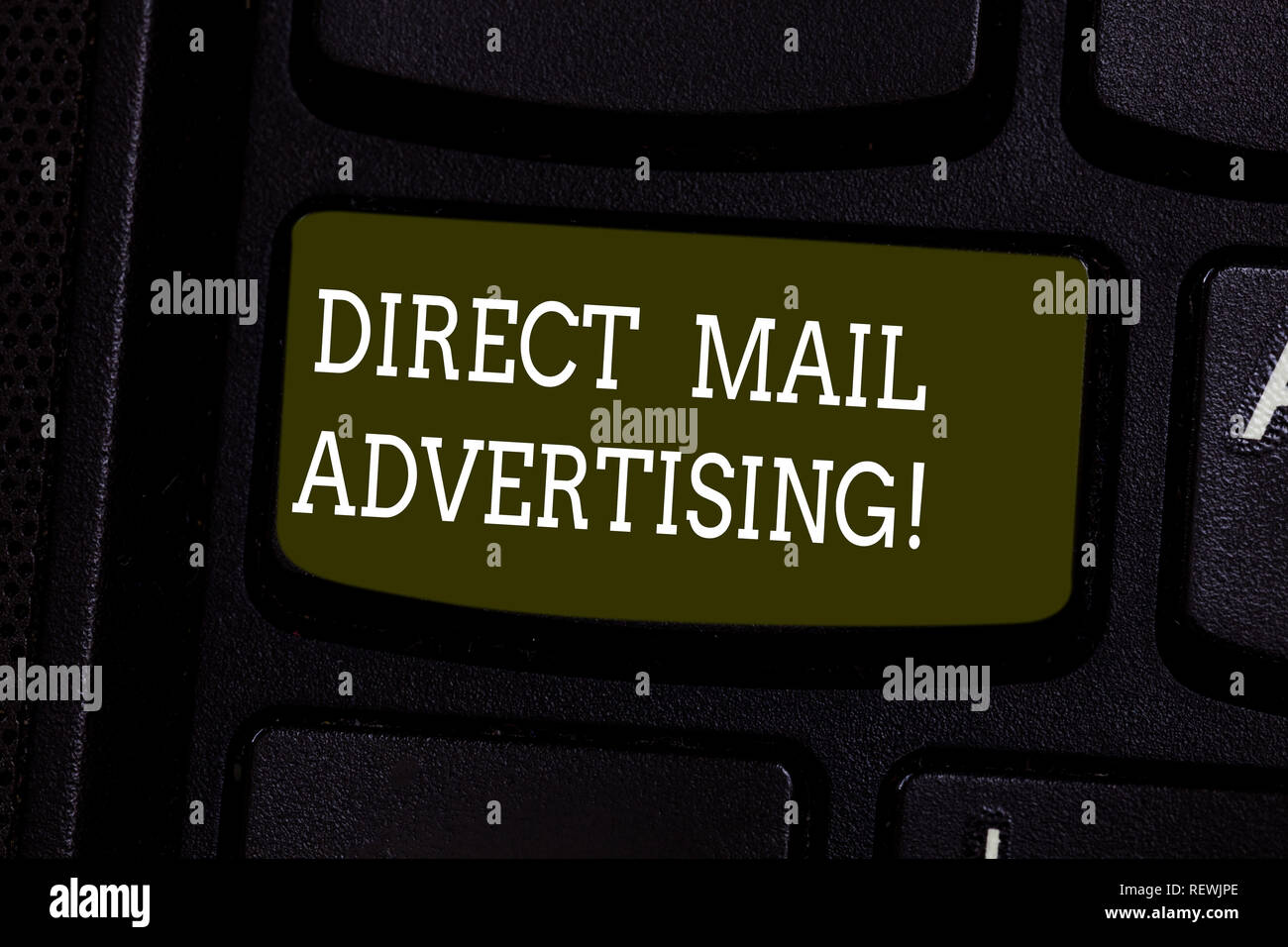 Text sign showing Direct Mail Advertising. Conceptual photo deliver ...