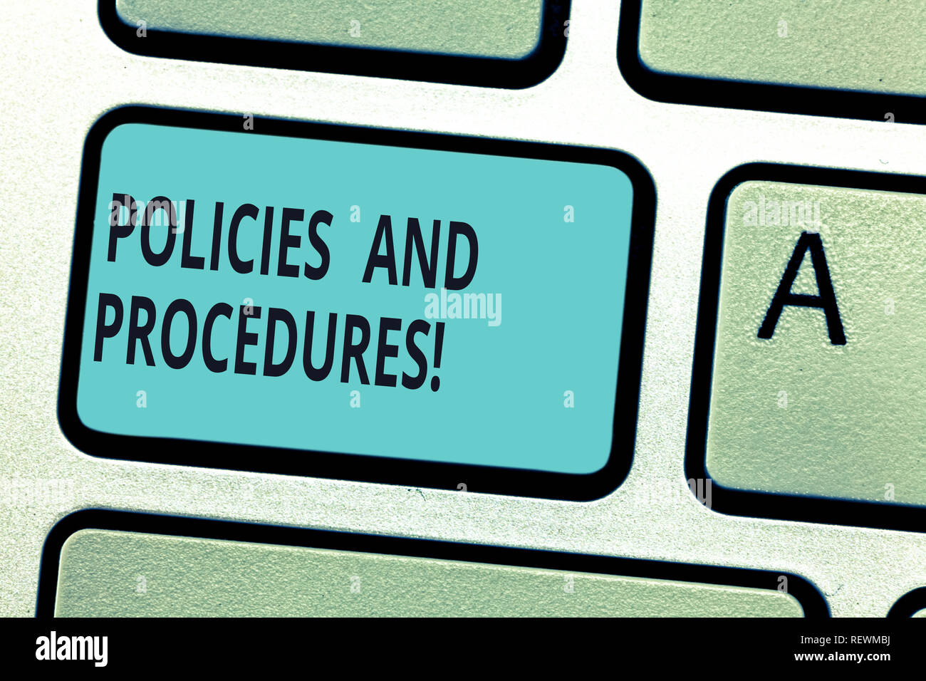 Writing note showing Policies And Procedures. Business photo showcasing ...