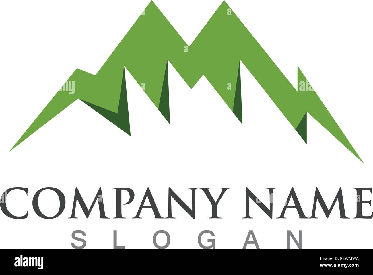 Mountain logo vector template Stock Vector Image & Art - Alamy