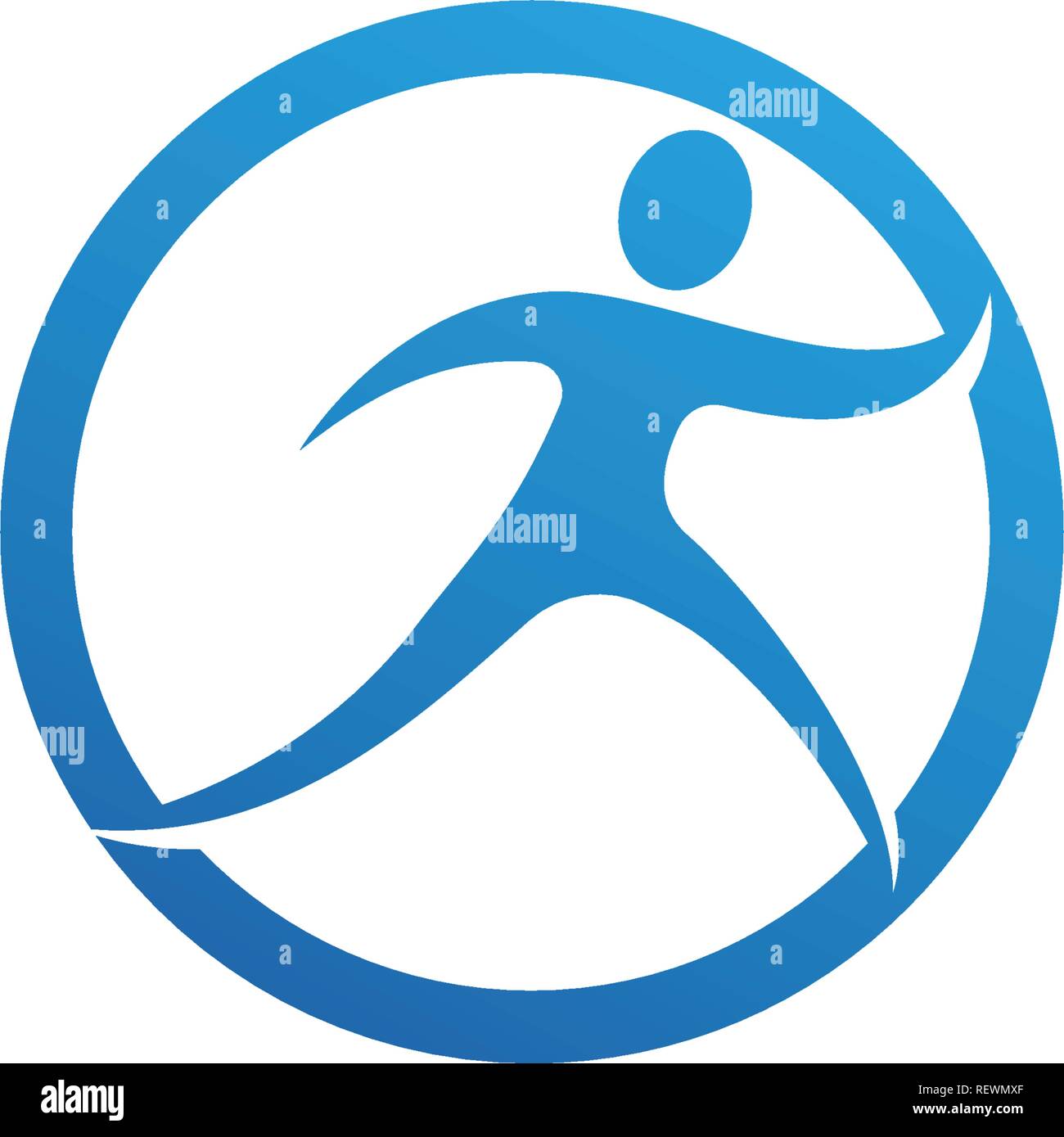 Health people team logo and symbol vector Stock Vector