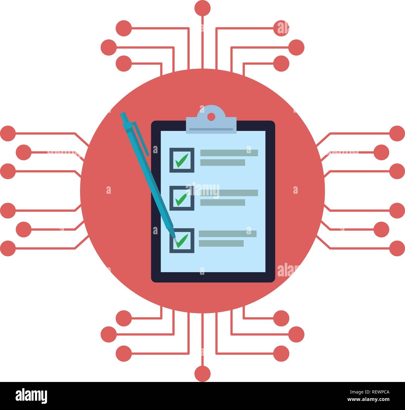 checklist table icon Stock Vector Image & Art - Alamy
