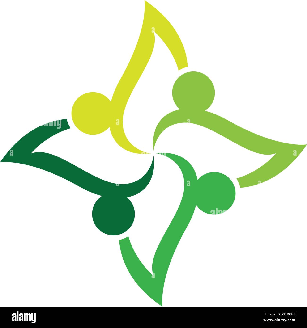 leaf green nature health logo and symbols Stock Vector Image & Art - Alamy