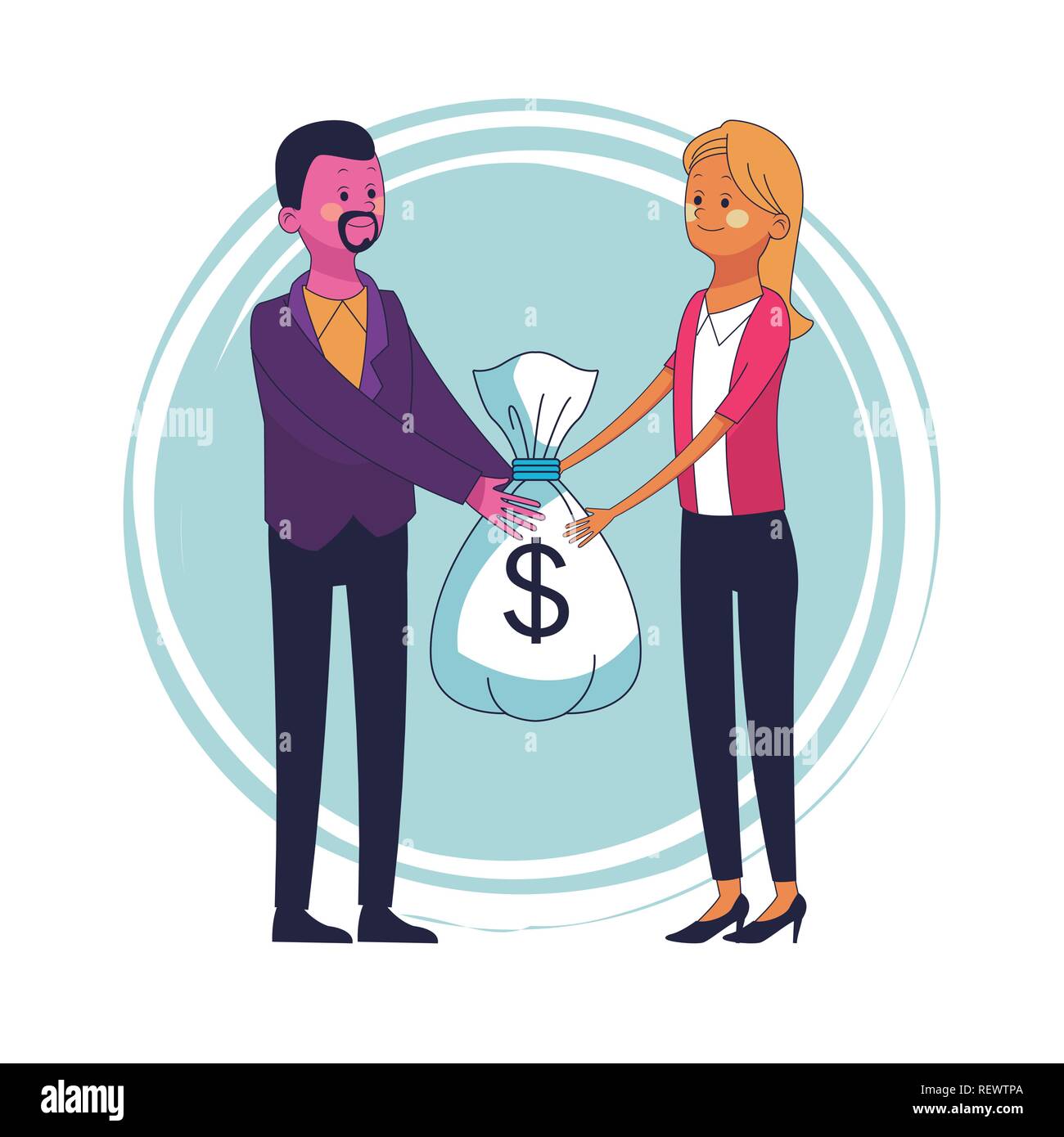 People and business cartoons Stock Vector