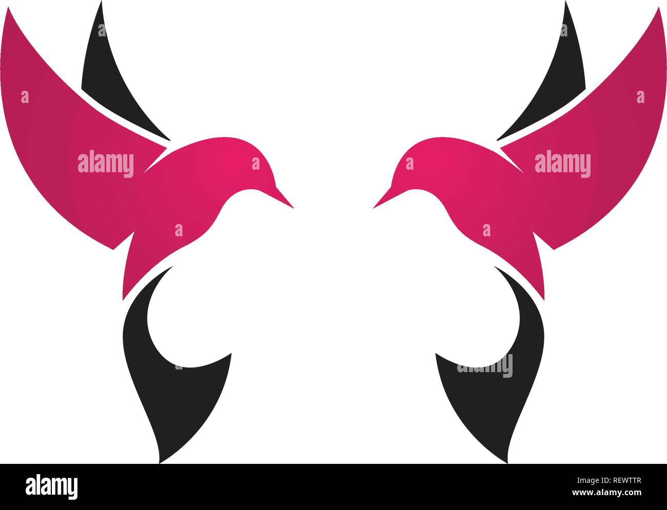 Bird logo vector template Stock Vector Image & Art - Alamy