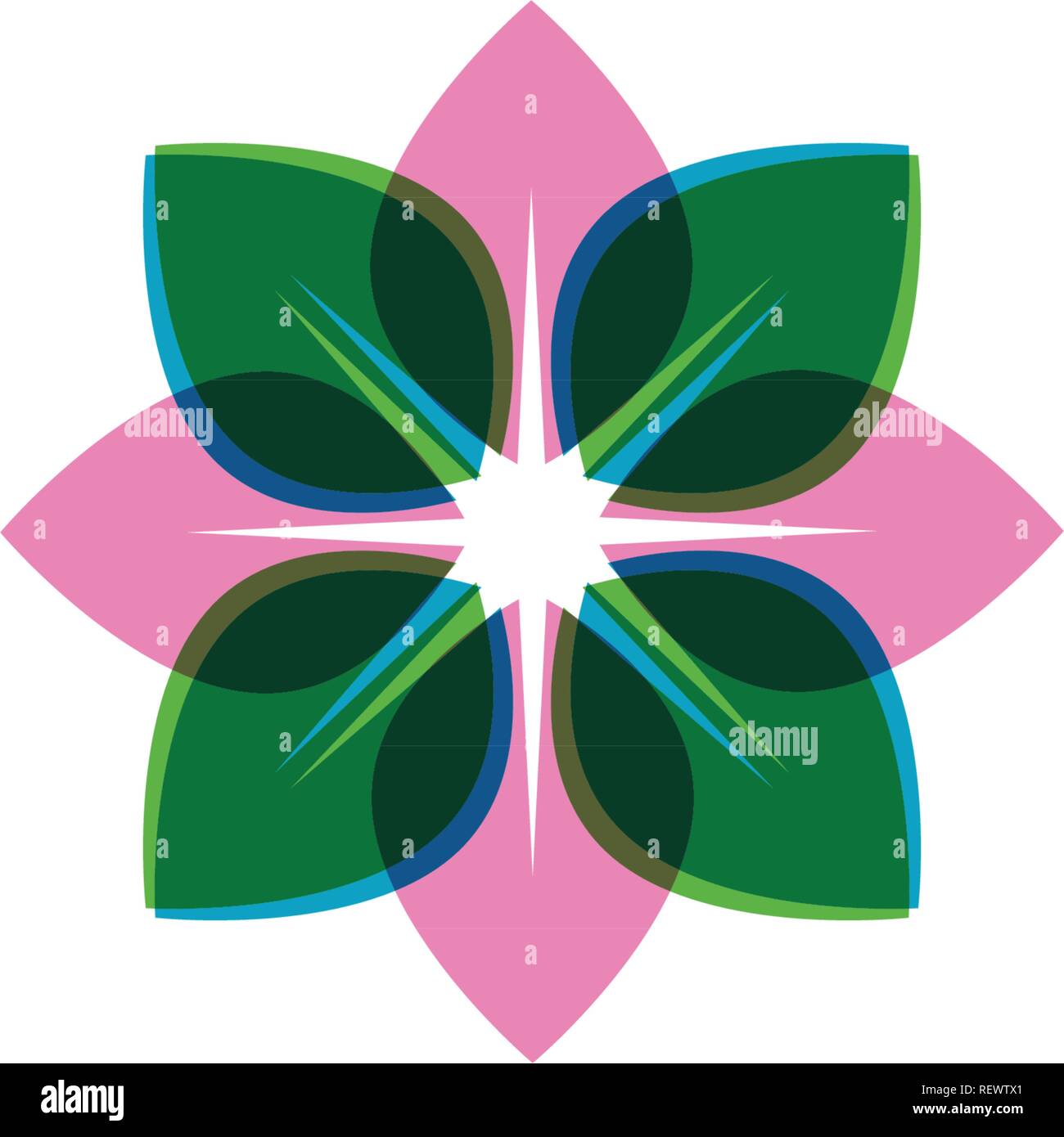 Lotus flower logo and symbol vector Stock Vector Image & Art - Alamy