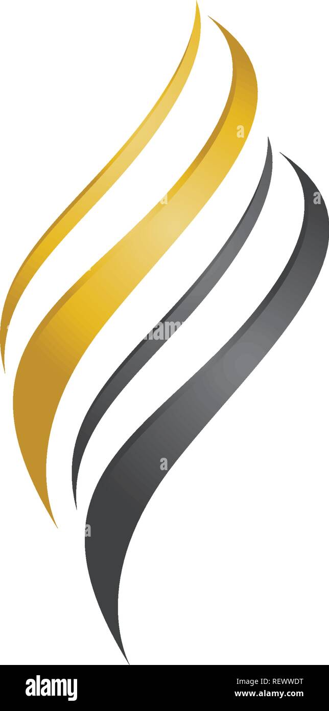 hair wave logo and symbols Stock Vector Image & Art Alamy