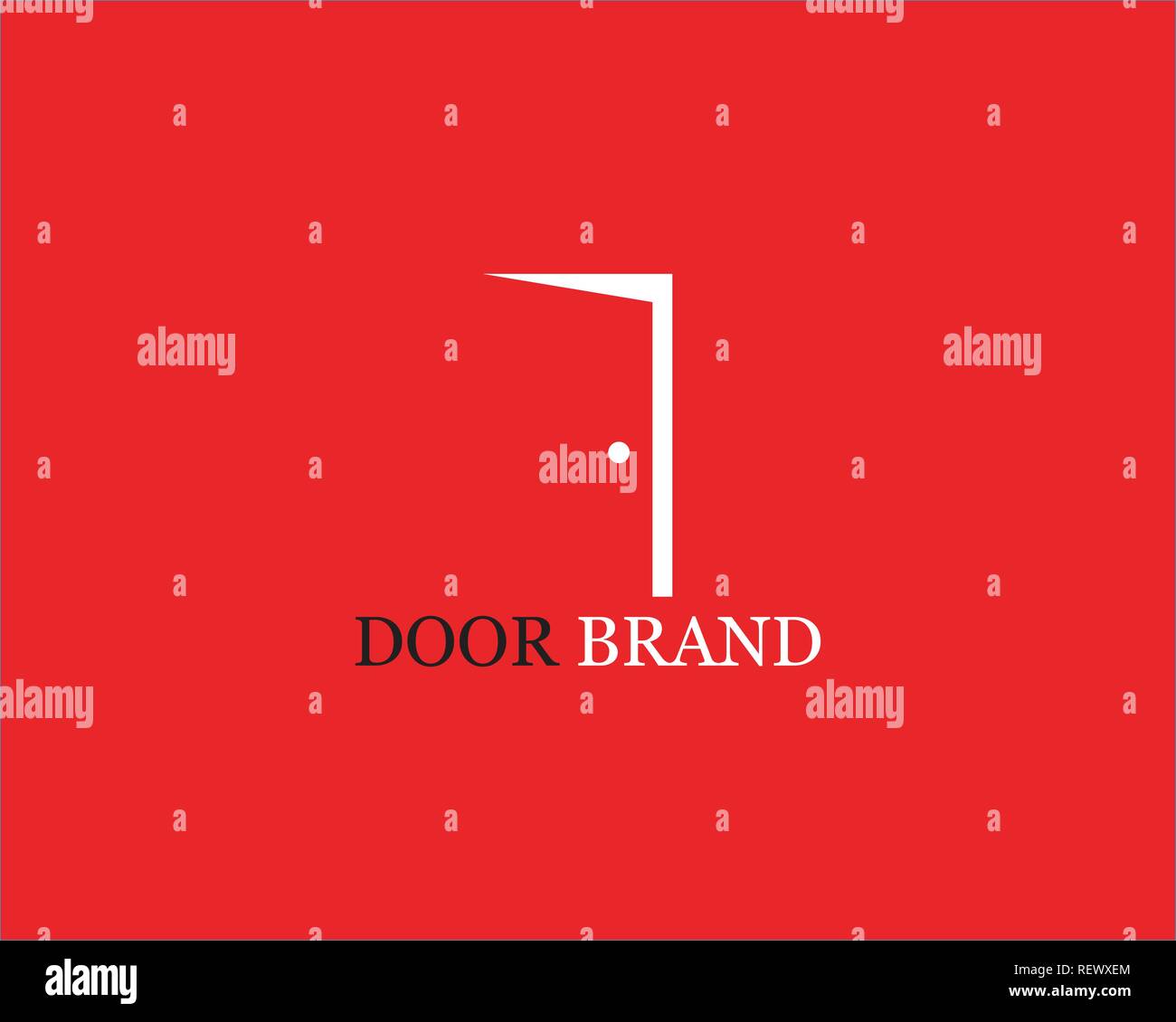 door logo vector template Stock Vector Image & Art Alamy