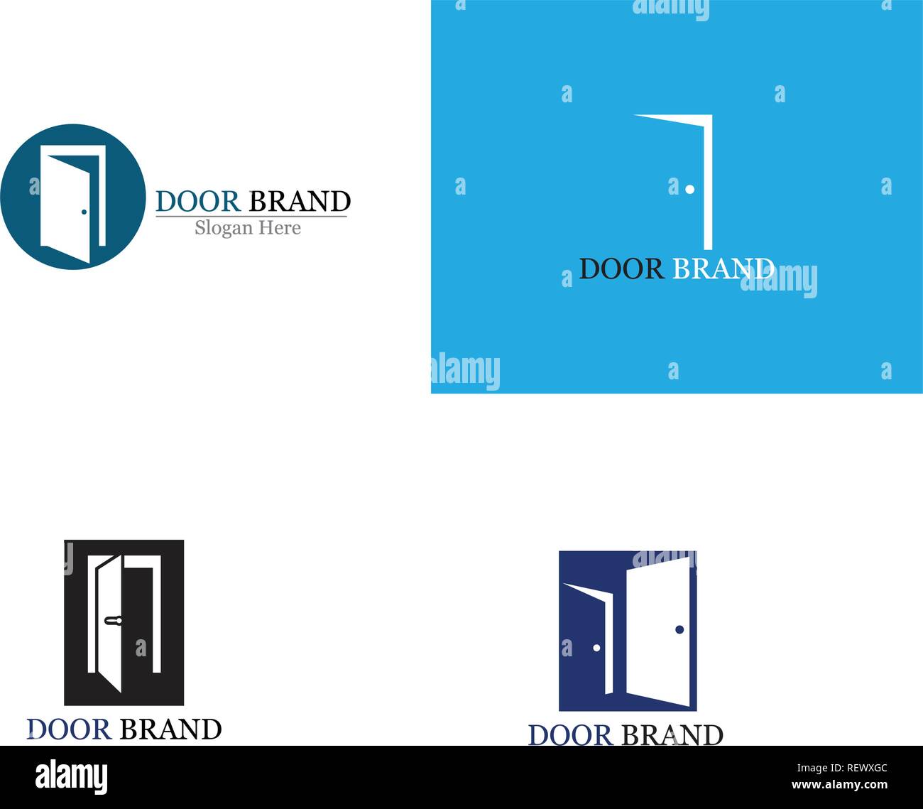 door logo vector template Stock Vector Image & Art Alamy