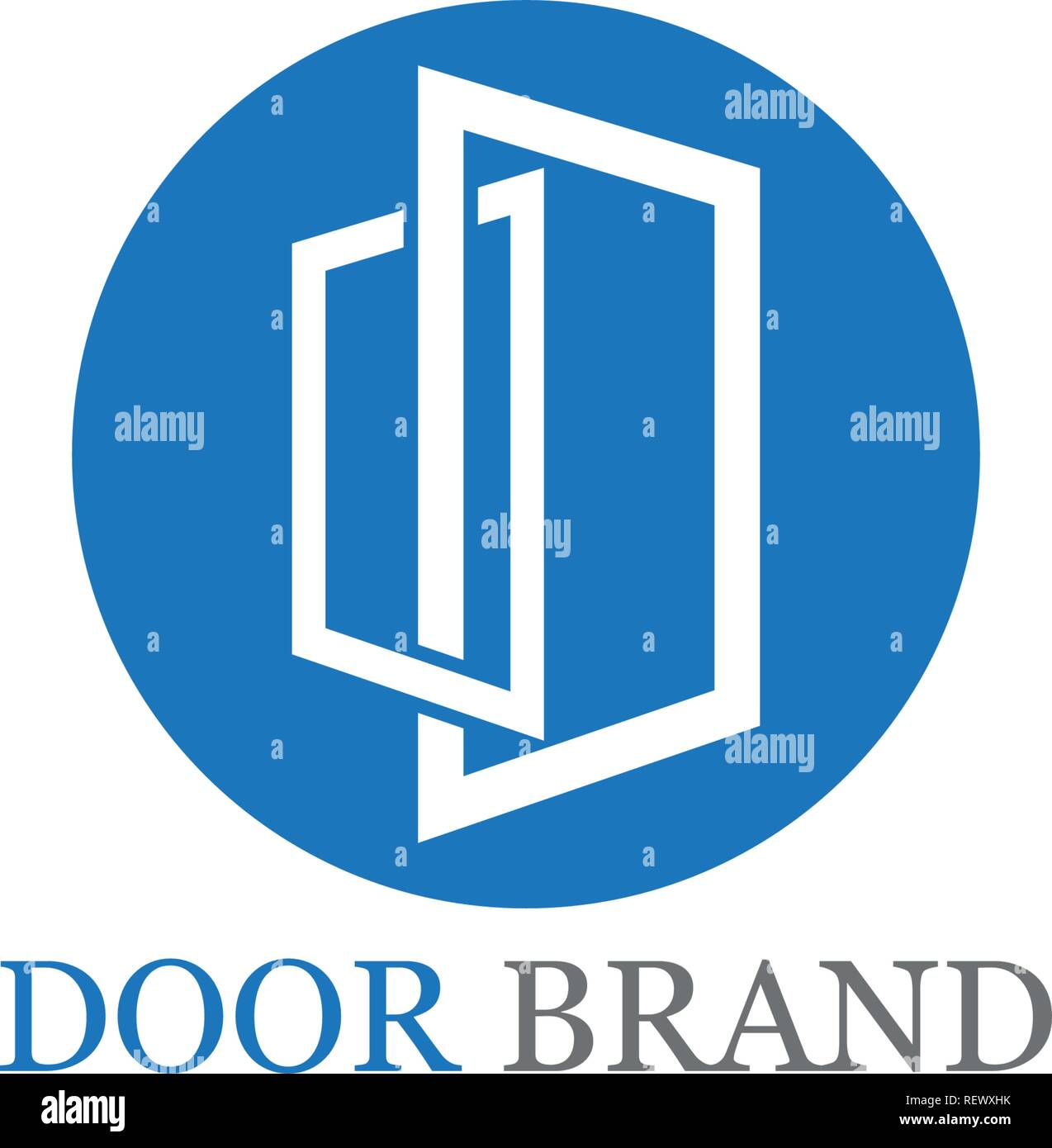 door logo vector template Stock Vector Image & Art Alamy
