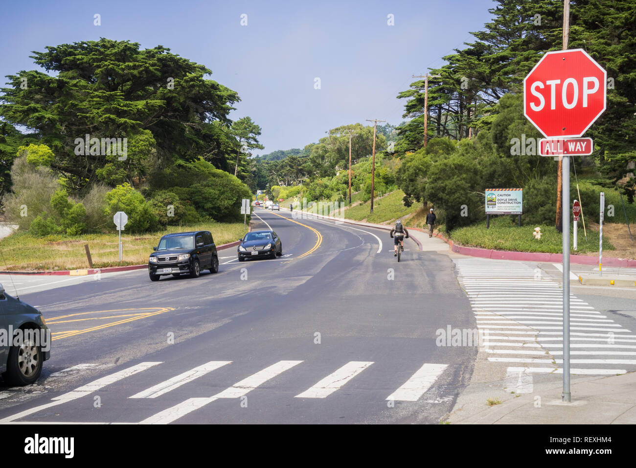 Pedestrian fast lane hi-res stock photography and images - Alamy