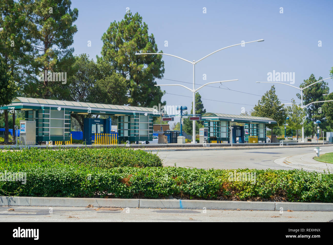 Bus stop rail hi-res stock photography and images - Alamy