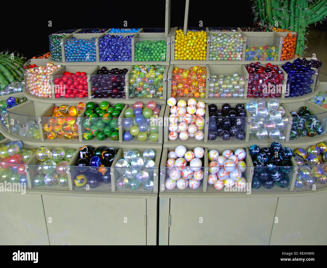 Big collection of toy marbles at shelf Stock Photo Alamy
